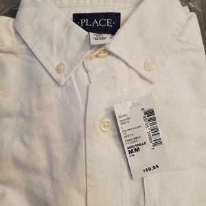Boys size medium long sleeve button up shirt from children's place